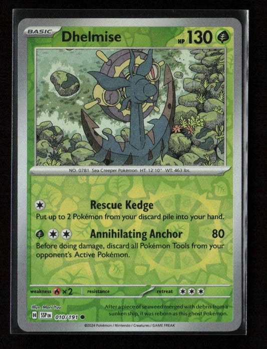 Dhelmise Common SV08: Surging Sparks 010/191 NM - Kang's Collectibles