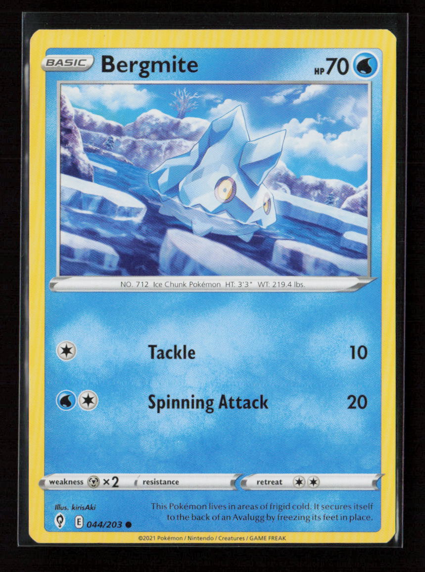 Bergmite Common SWSH07: Evolving Skies 044/203 LP