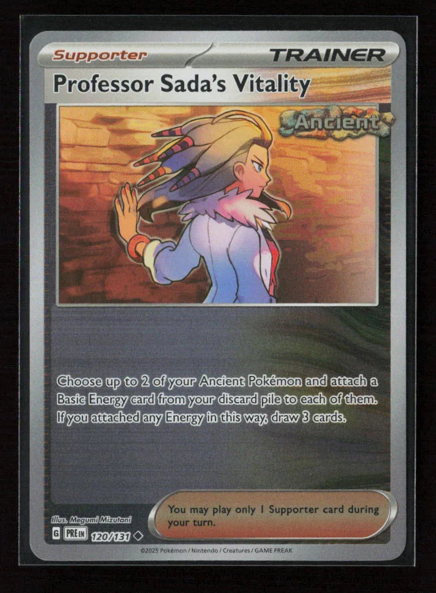 Professor Sada's Vitality Uncommon SV: Prismatic Evolutions 120/131 NM - Kang's Collectibles