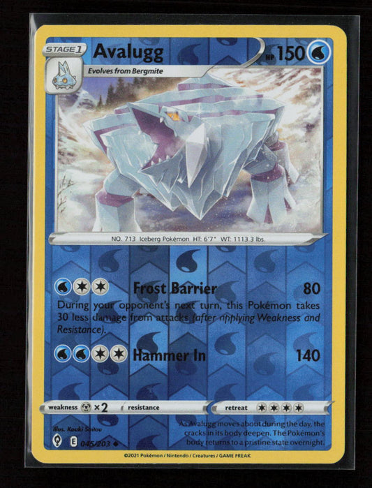 Avalugg Uncommon SWSH07: Evolving Skies 045/203 NM