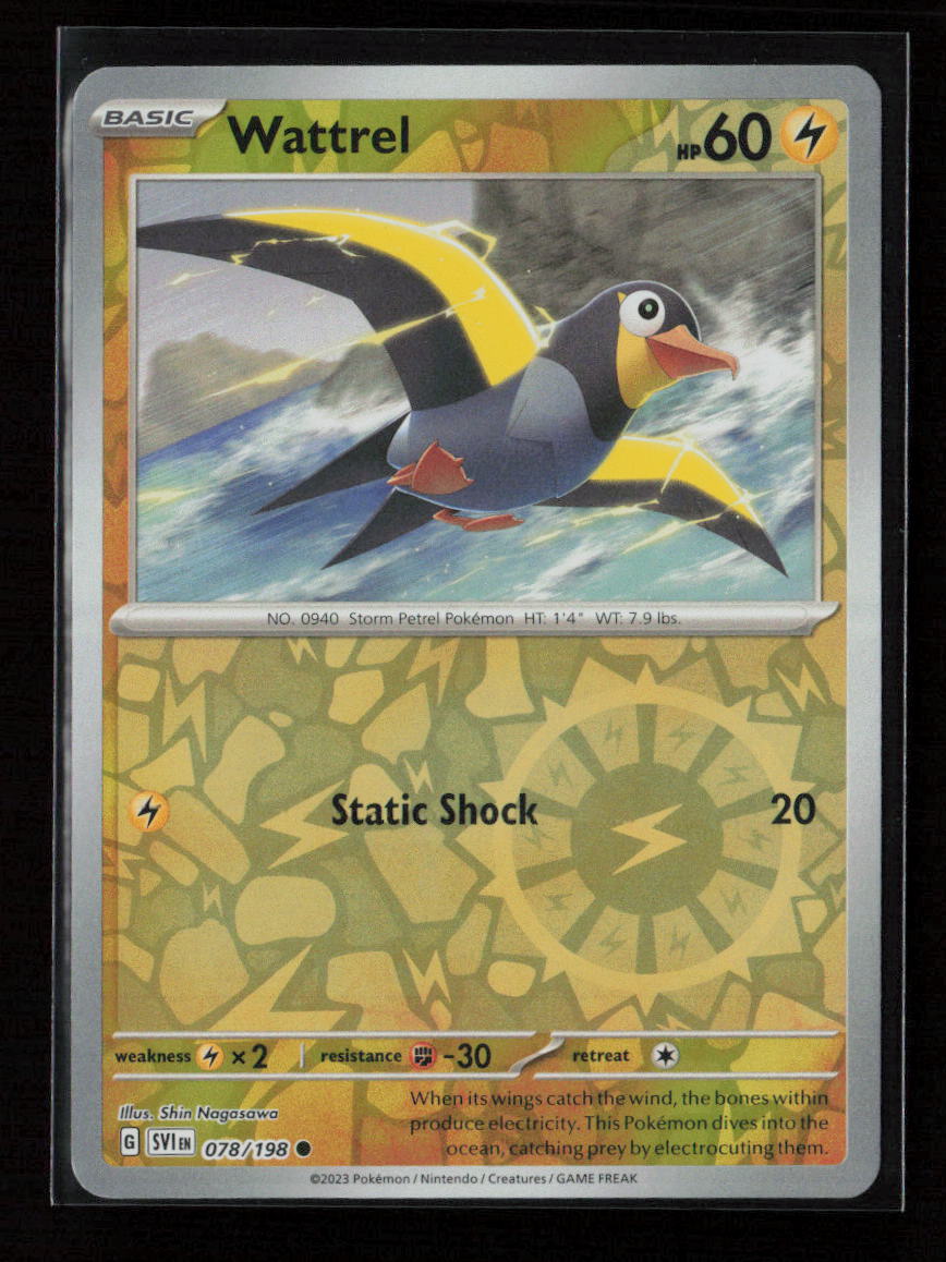 Wattrel - Common SV01: Scarlet & Violet Base Set 078/198 NM