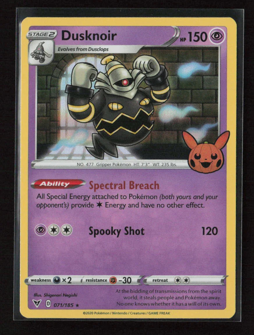 Dusknoir Holo Rare Trick or Trade BOOster Bundle 2023 071/185 NM - Kang's Collectibles