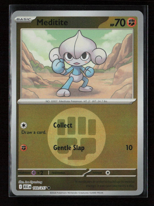 Meditite Common ME: Ascended Heroes 103/217 NM