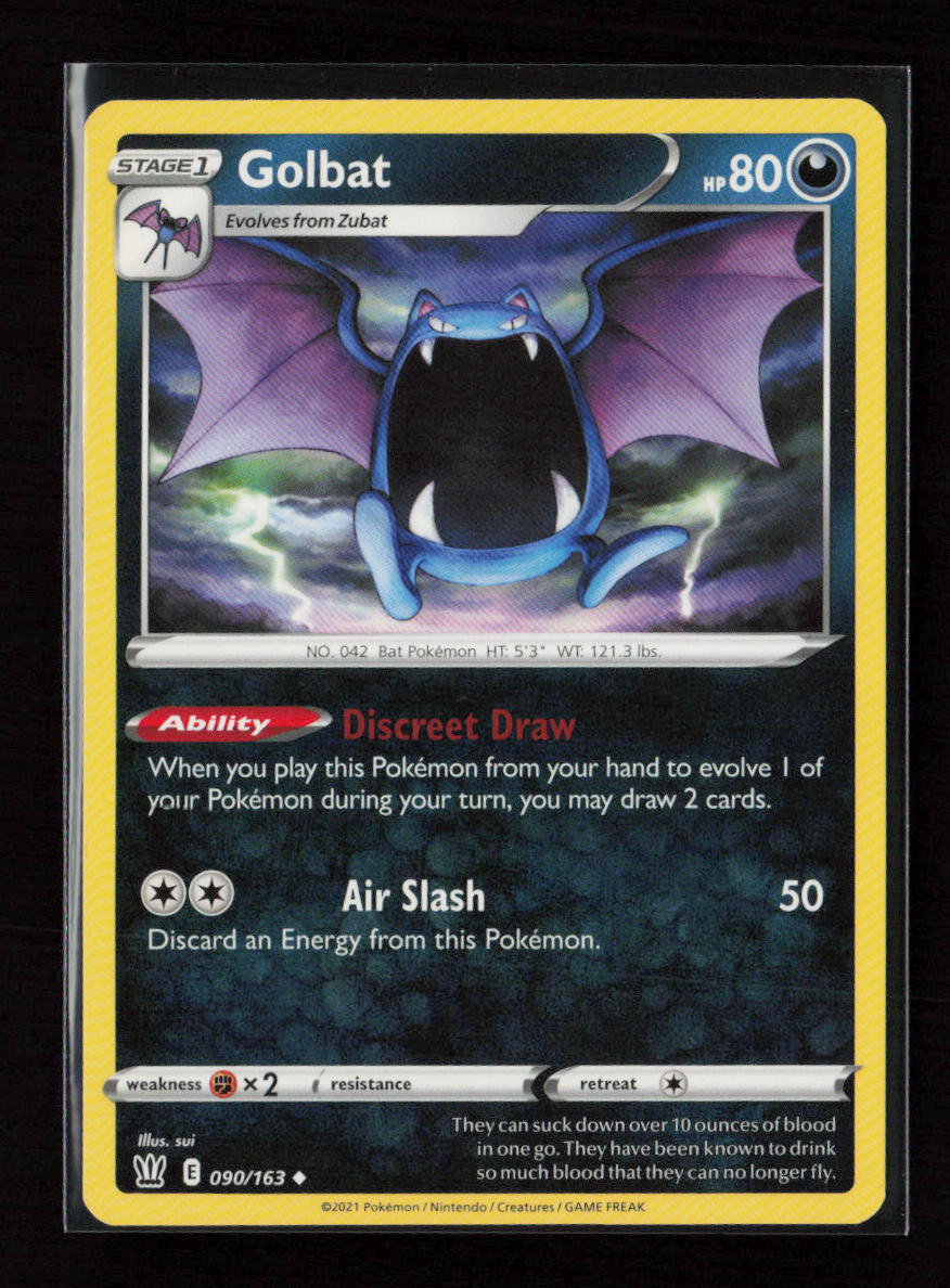 Golbat Uncommon SWSH05: Battle Styles 090/163 LP