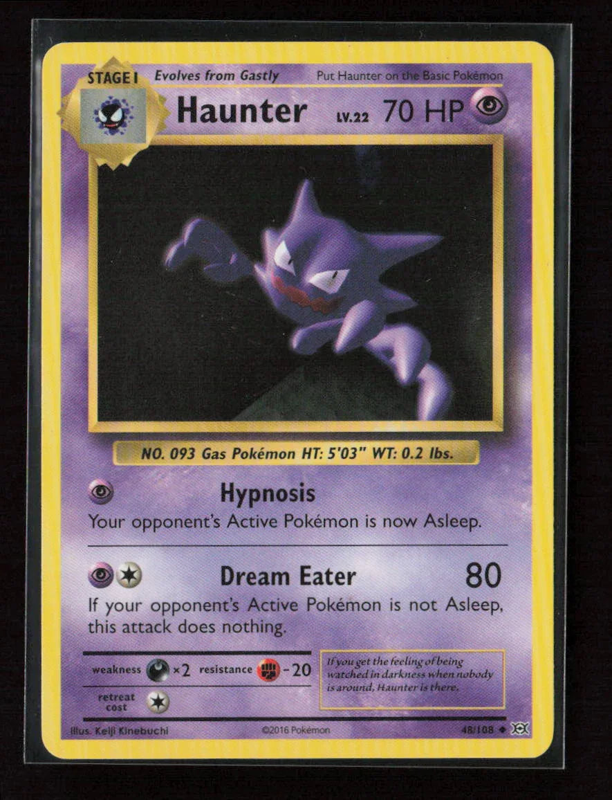 Haunter Uncommon XY - Evolutions 48/108 LP - Kang's Collectibles