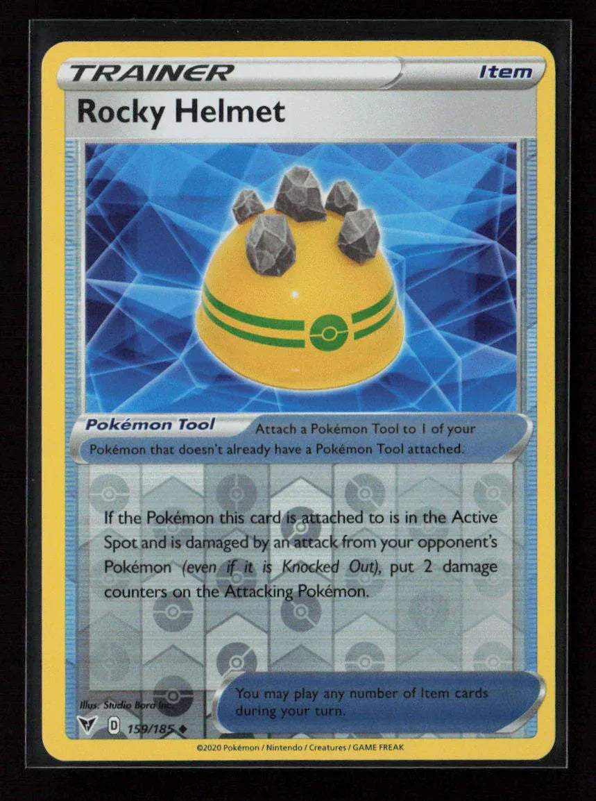 Rocky Helmet Uncommon SWSH04: Vivid Voltage 159/185 NM - Kang's Collectibles