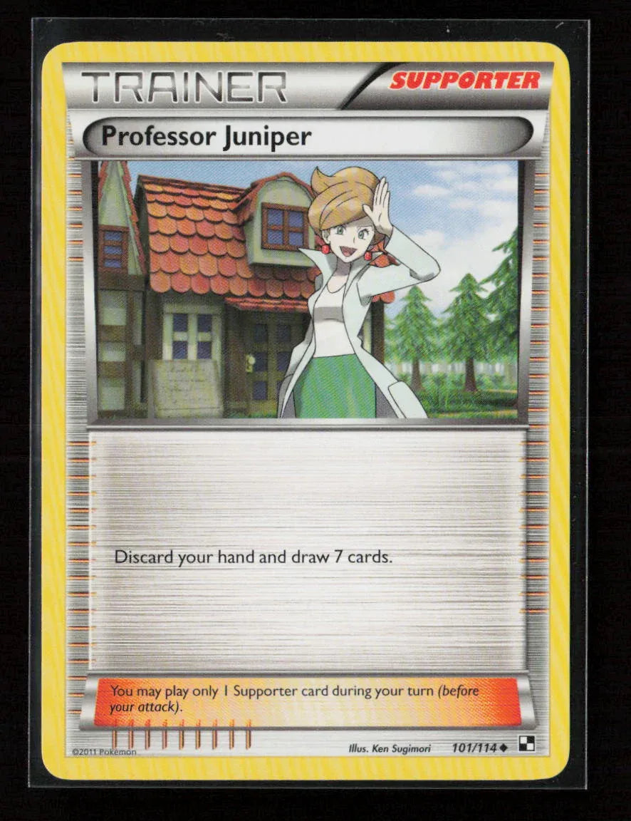Professor Juniper Uncommon Black and White 101/114 NM - Kang's Collectibles