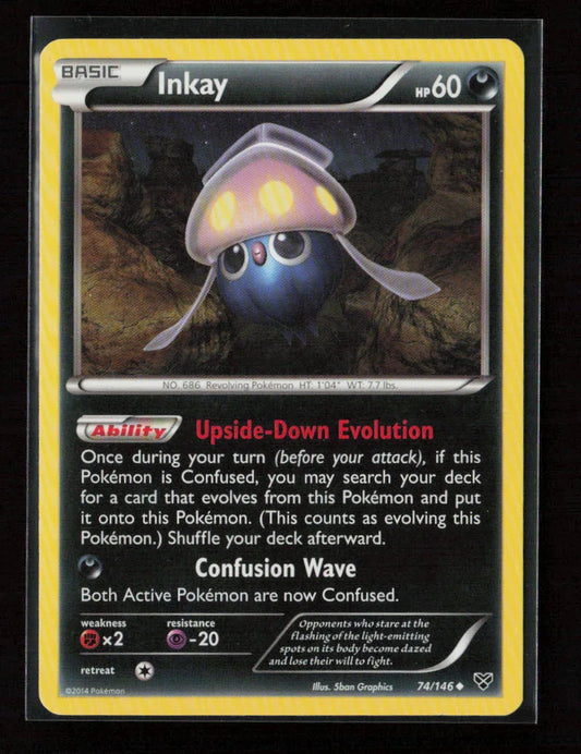 Inkay (74) Uncommon XY Base Set 74/146 NM - Kang's Collectibles