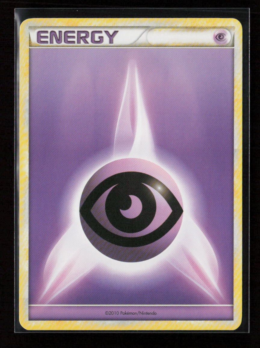 Psychic Energy (2010 Unnumbered HGSS Style Non-Holo) Promo League & Championship Cards NM