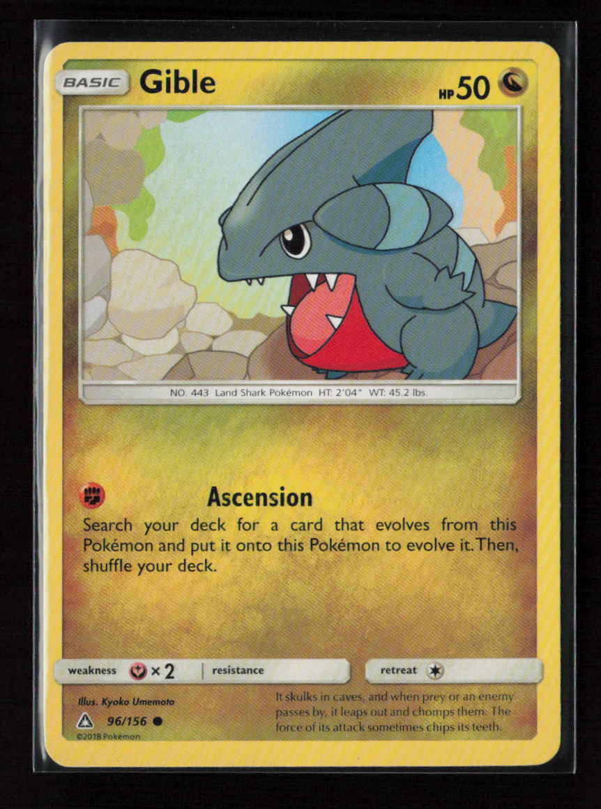 Gible (96) Common SM - Ultra Prism 96/156 LP