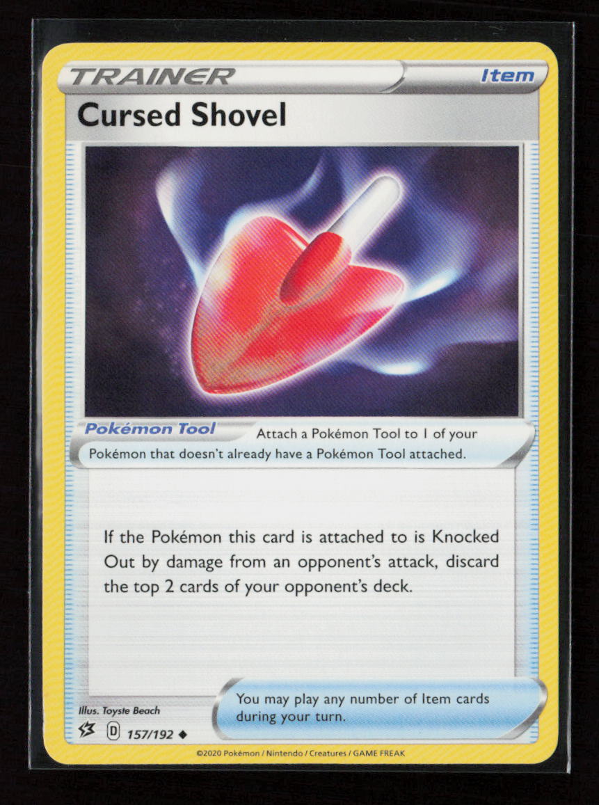 Cursed Shovel Uncommon SWSH02: Rebel Clash 157/192 LP