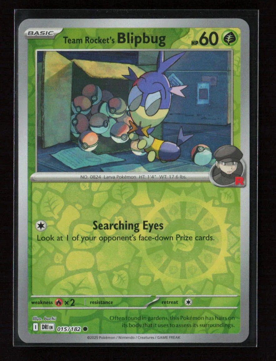 Team Rocket's Blipbug Common SV10: Destined Rivals 015/182 NM - Kang's Collectibles