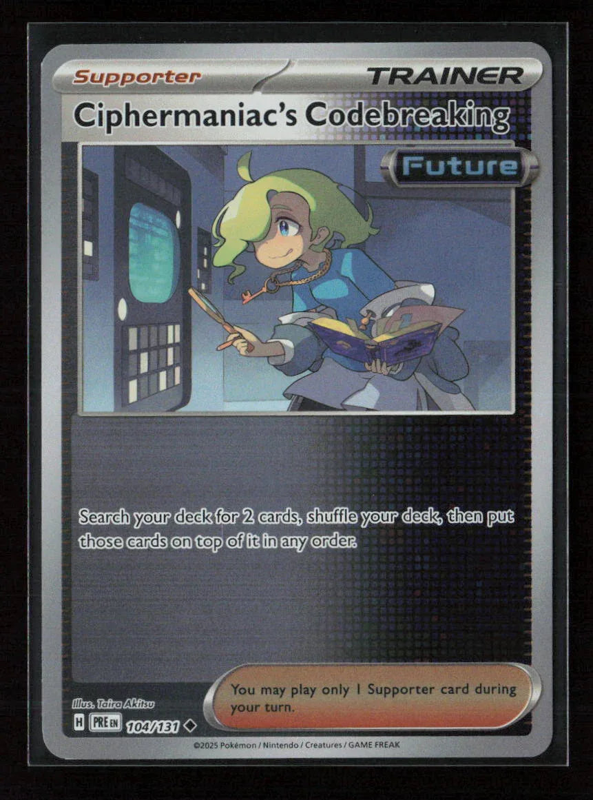 Ciphermaniac's Codebreaking Uncommon SV: Prismatic Evolutions 104/131 NM - Kang's Collectibles