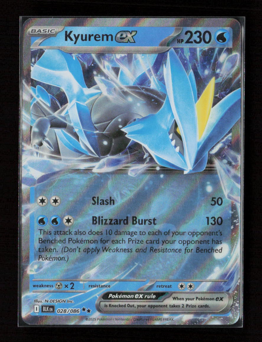 Kyurem ex Double Rare SV: Black Bolt 028/086 NM