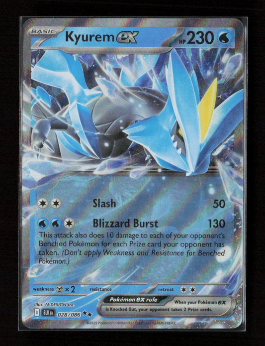 Kyurem ex Double Rare SV: Black Bolt 028/086 NM