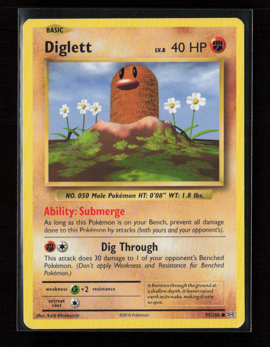 Diglett Common XY - Evolutions 55/108 LP