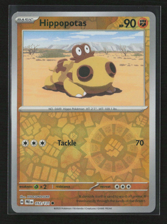 Hippopotas Common SV: Prismatic Evolutions 052/131 NM