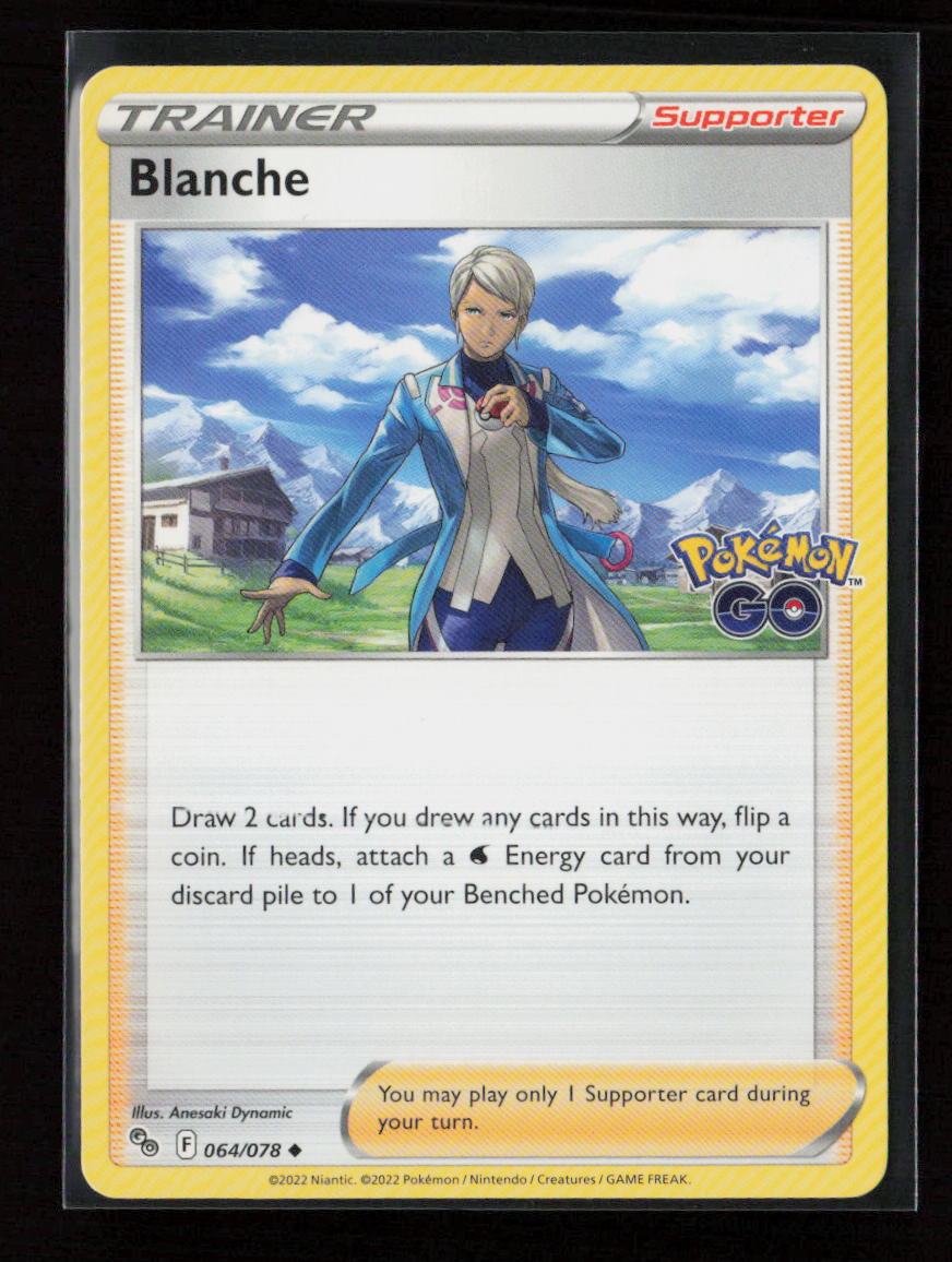 Blanche Uncommon Pokemon GO 064/078 LP