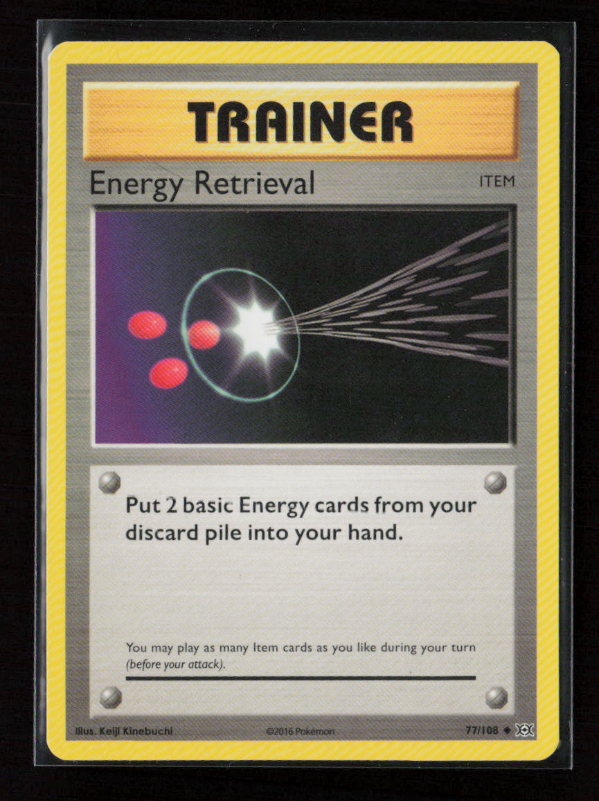 Energy Retrieval Uncommon XY - Evolutions 77/108 LP