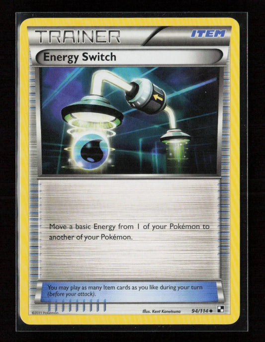Energy Switch Uncommon Black and White 94/114 NM - Kang's Collectibles