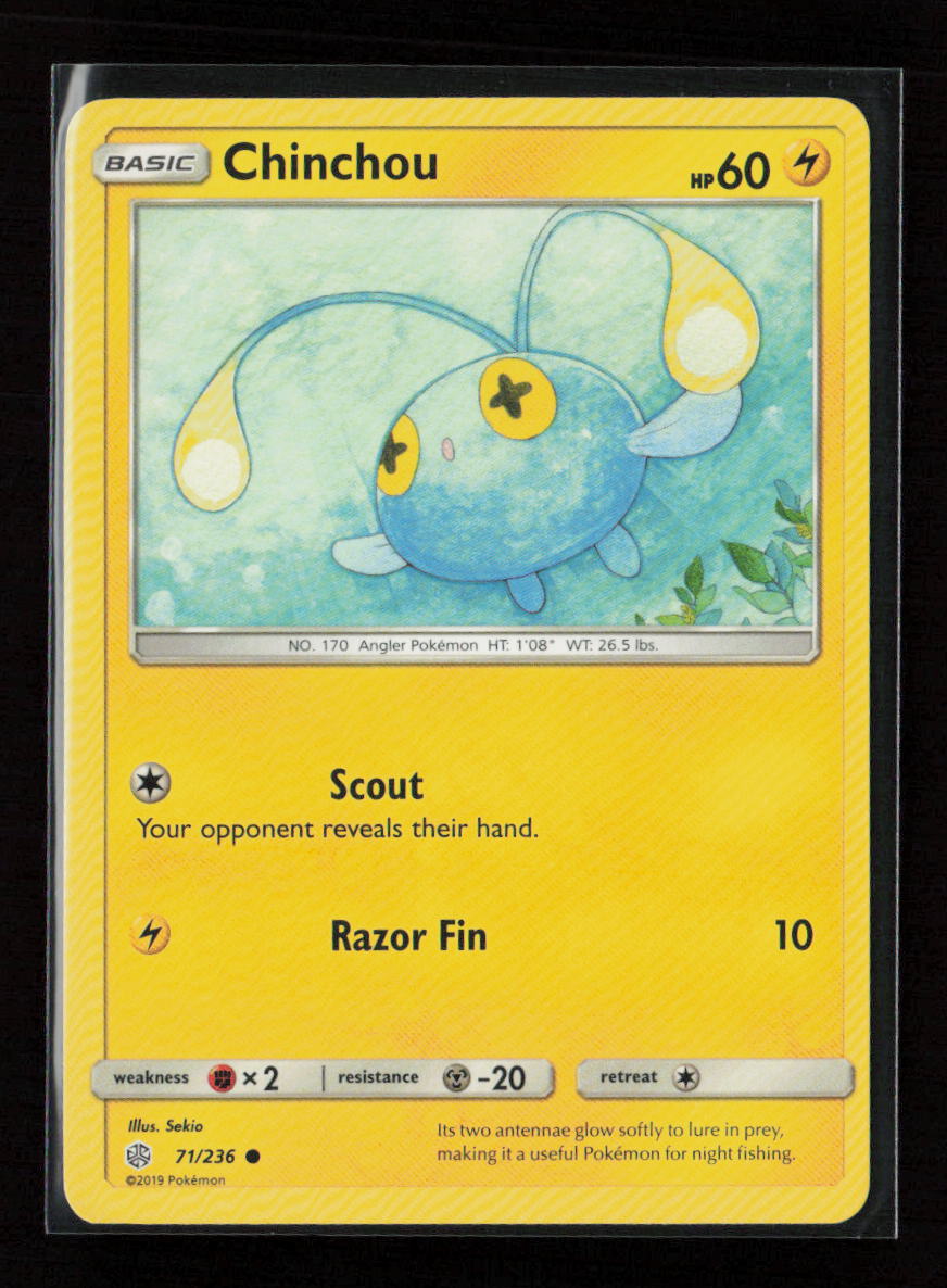 Chinchou Common SM - Cosmic Eclipse 71/236 LP