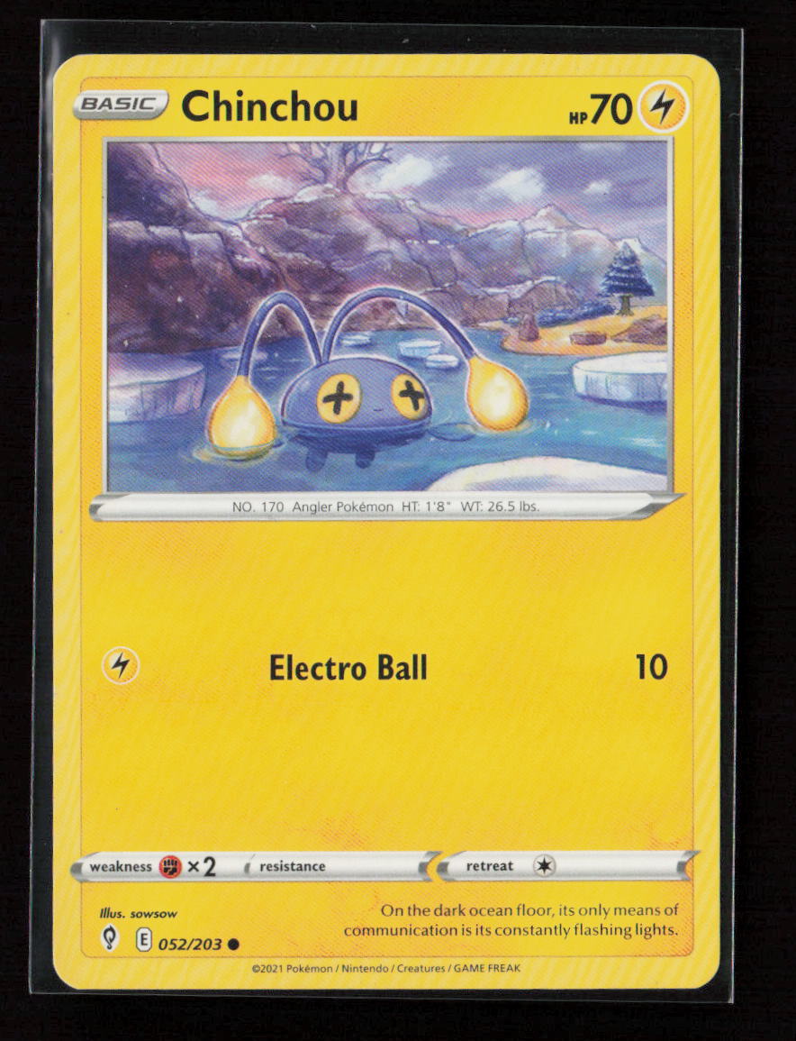 Chinchou Common SWSH07: Evolving Skies 052/203 LP