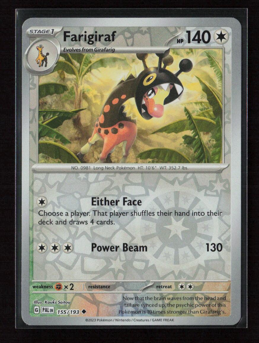 Farigiraf Uncommon SV02: Paldea Evolved 155/193 NM - Kang's Collectibles