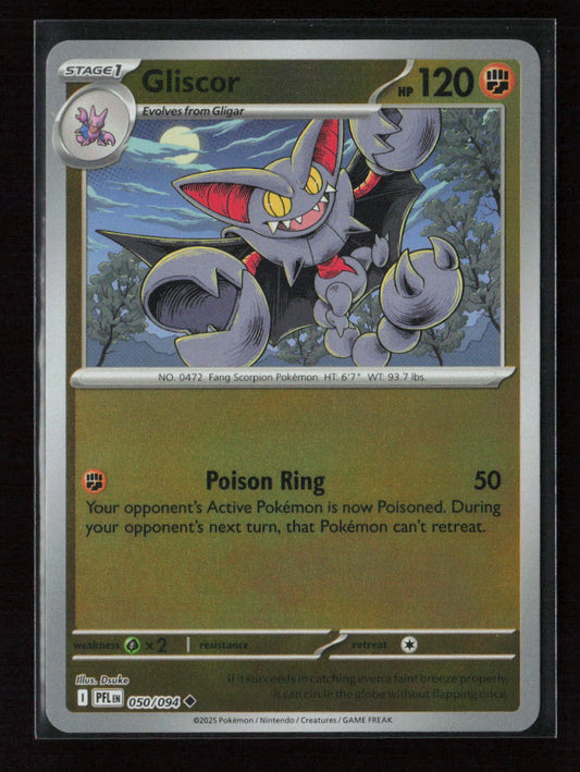 Gliscor Uncommon ME02: Phantasmal Flames 050/094 NM