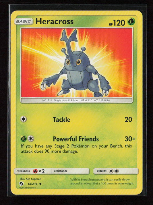 Heracross Uncommon SM - Lost Thunder 18/214 LP