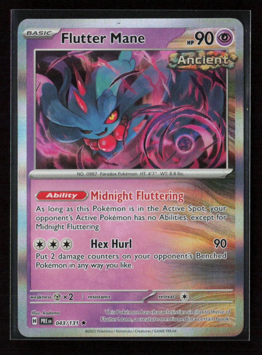 Flutter Mane Rare SV: Prismatic Evolutions 043/131 NM - Kang's Collectibles