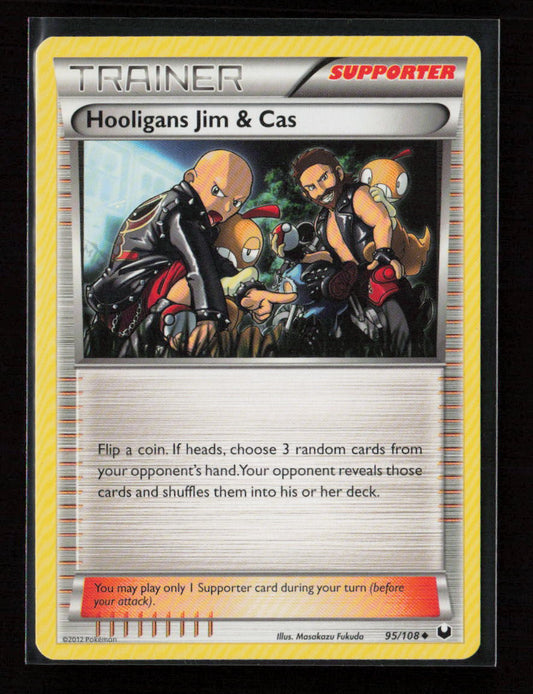 Hooligans Jim & Cas Uncommon Dark Explorers 95/108 NM