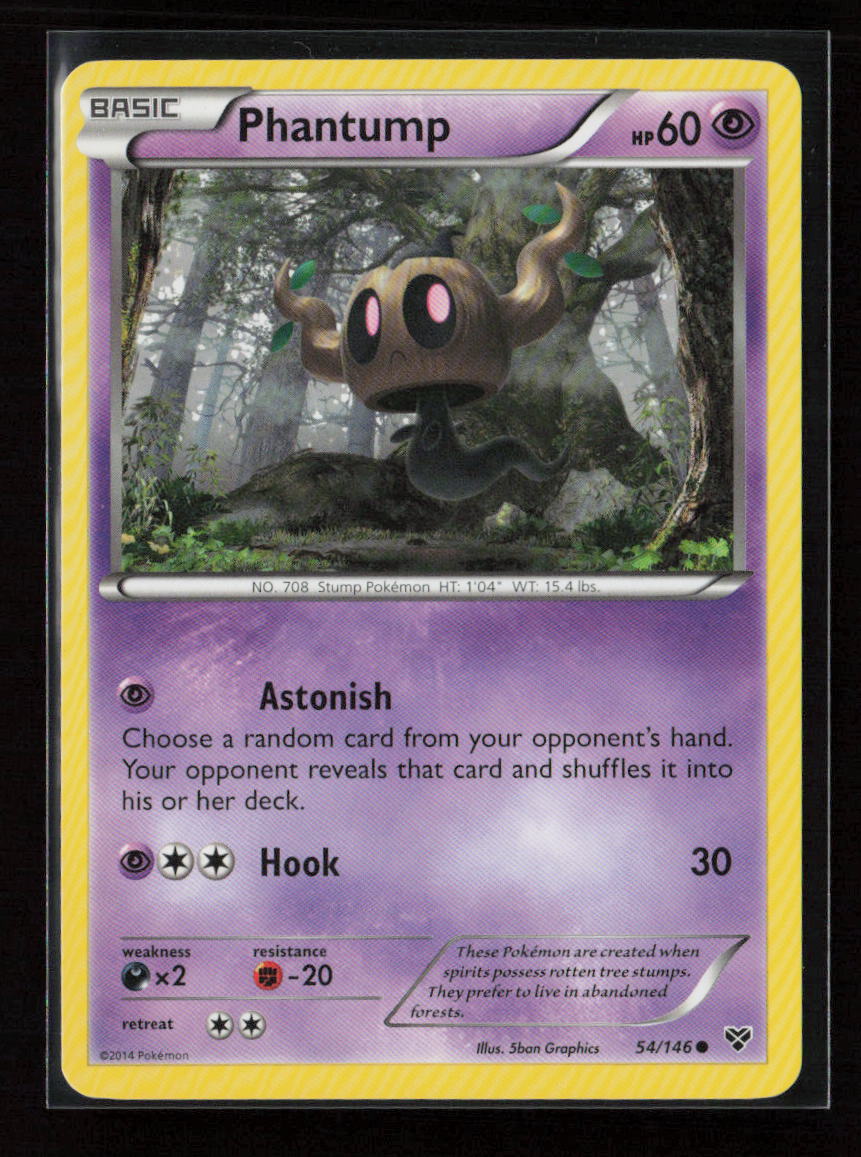 Phantump Common XY Base Set 54/146 NM