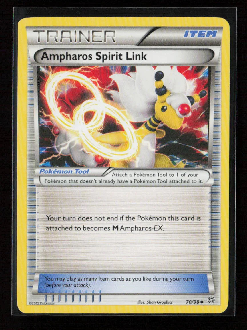 Ampharos Spirit Link Uncommon XY - Ancient Origins 70/98 LP - Kang's Collectibles