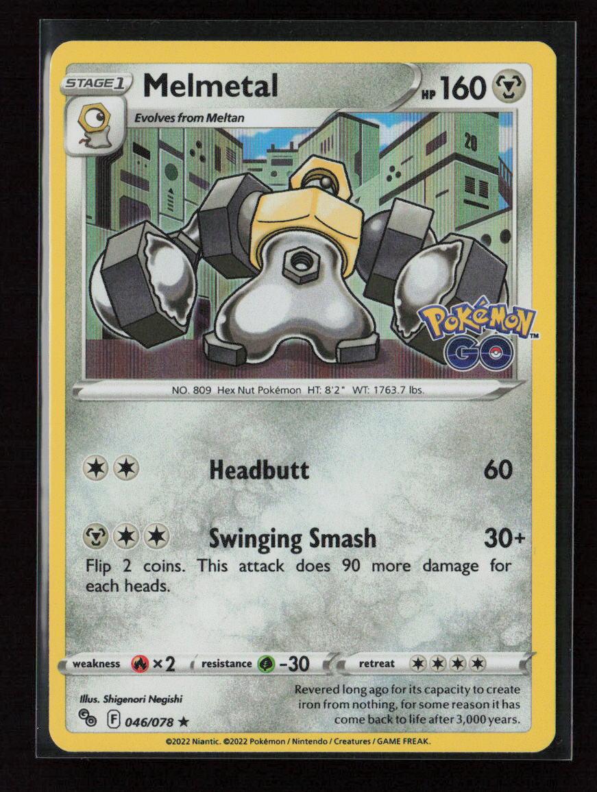 Melmetal Holo Rare Pokemon GO 046/078 NM - Kang's Collectibles