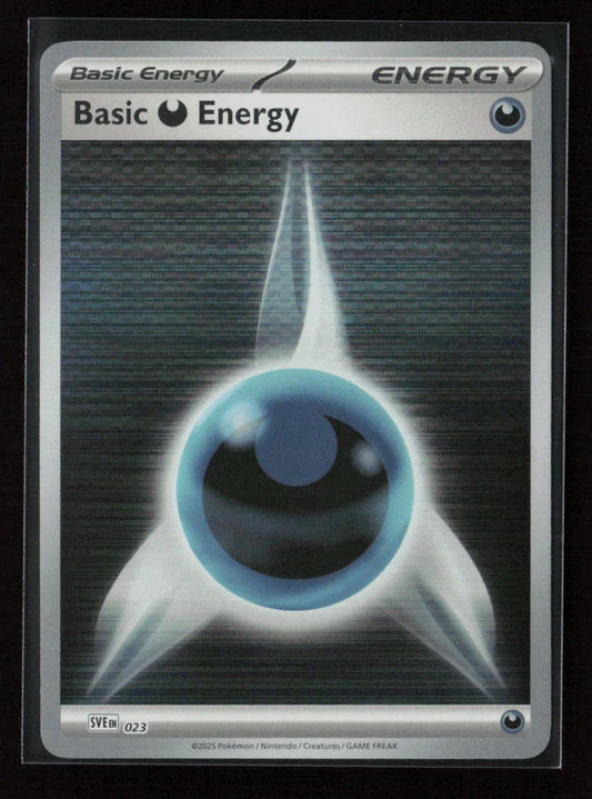 Basic Darkness Energy - Common SVE: Scarlet & Violet Energies 023 NM - Kang's Collectibles