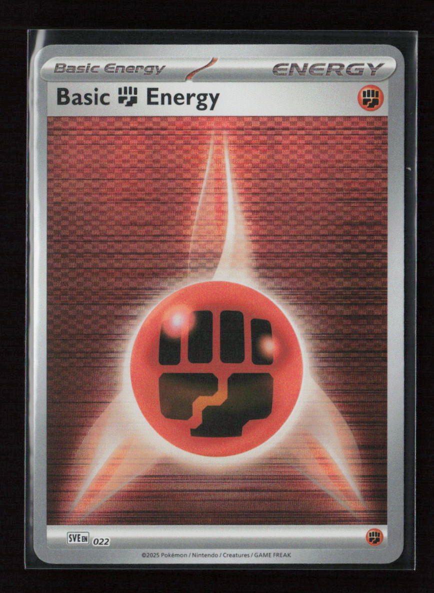 Basic Fighting Energy - Common SVE: Scarlet & Violet Energies 022 NM