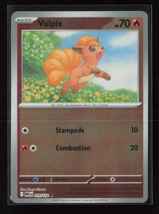 Vulpix - Common ME01: Mega Evolution 019/132 NM - Kang's Collectibles