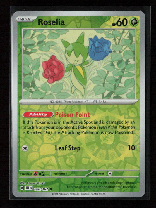 Roselia Common SV05: Temporal Forces 008/162 NM - Kang's Collectibles