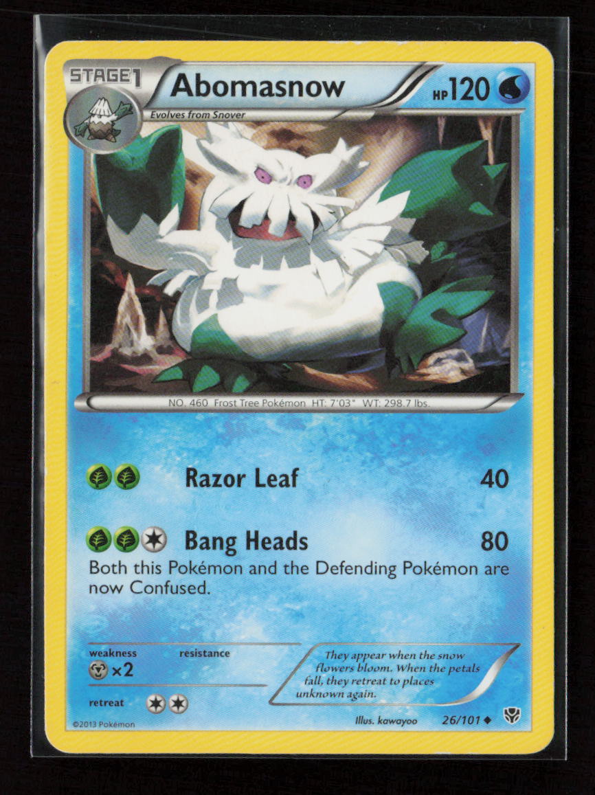 Abomasnow Uncommon Plasma Blast 26/101 LP