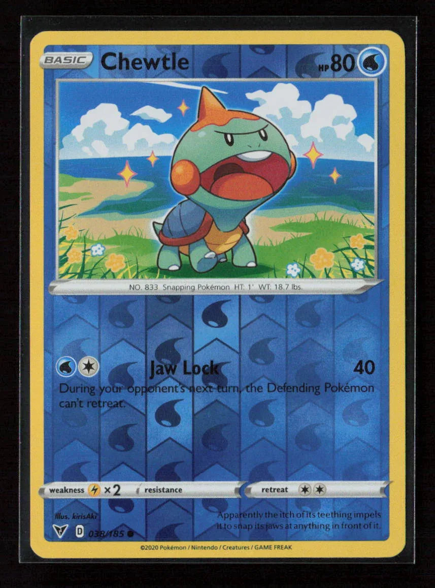 Chewtle Common SWSH04: Vivid Voltage 038/185 LP - Kang's Collectibles