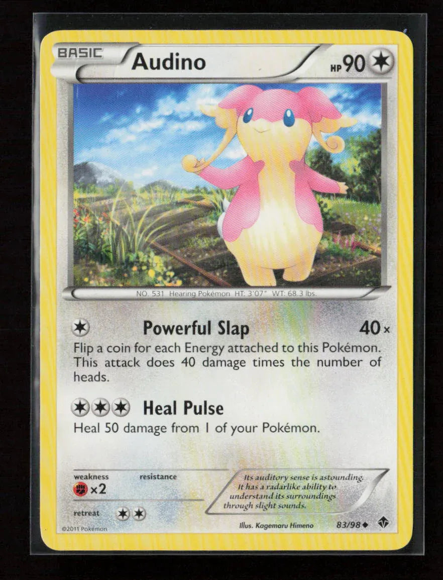 Audino Uncommon Emerging Powers 83/98 NM - Kang's Collectibles