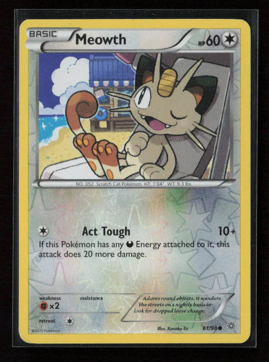 Meowth Common XY - Ancient Origins 61/98 LP - Kang's Collectibles
