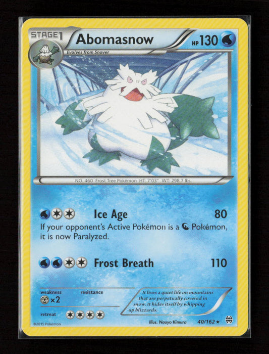 Abomasnow Rare XY - BREAKthrough 40/162 LP