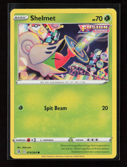 Shelmet Common SWSH08: Fusion Strike 013/264 LP