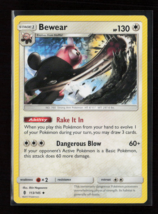 Bewear Uncommon SM - Guardians Rising 113/145 LP