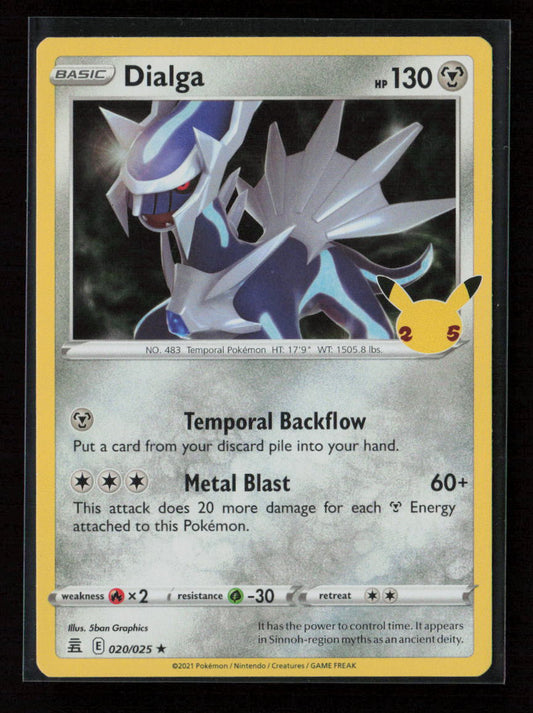 Dialga Holo Rare Celebrations 020/025 NM