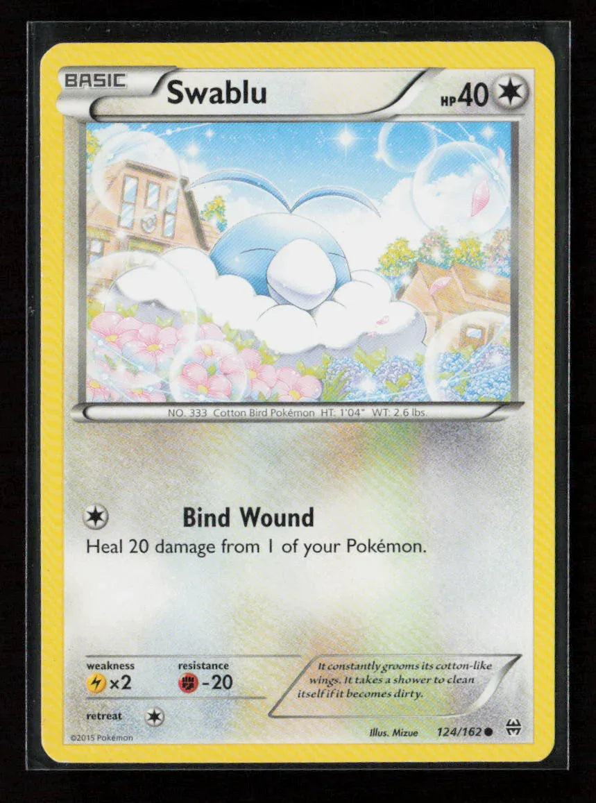 Swablu Common XY - BREAKthrough 124/162 LP - Kang's Collectibles