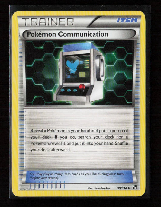 Pokemon Communication Uncommon Black and White 99/114 LP - Kang's Collectibles