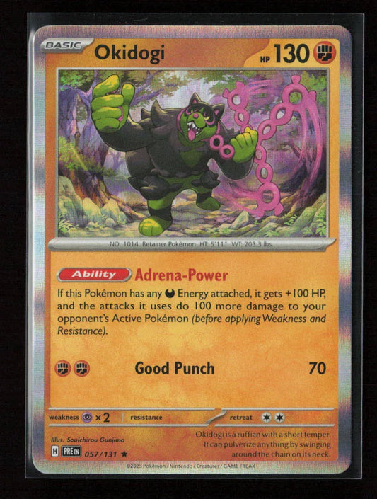 Okidogi Rare SV: Prismatic Evolutions 057/131 NM - Kang's Collectibles