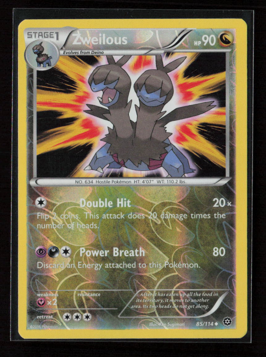 Zweilous Uncommon XY - Steam Siege 85/114 LP